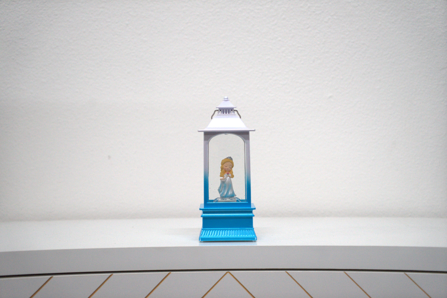 Automatic Water Spinner Princess Snow Globe Lantern – No Shaking Glitter Light, Lighted Fairytale Gift