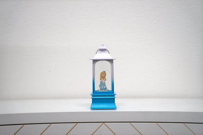Automatic Water Spinner Princess Snow Globe Lantern – No Shaking Glitter Light, Lighted Fairytale Gift