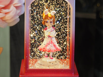 Automatic Water Spinner Princess Snow Globe Lantern – No Shaking Glitter Light, Lighted Fairytale Gift