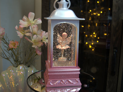 Automatic Water Spinner Princess Snow Globe Lantern – No Shaking Glitter Light, Lighted Fairytale Gift