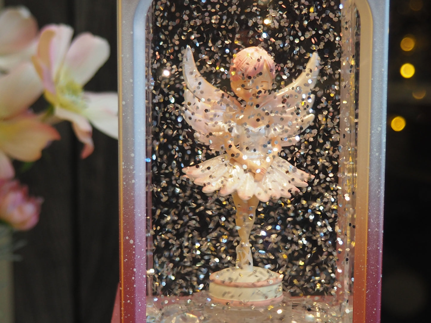 Automatic Water Spinner Princess Snow Globe Lantern – No Shaking Glitter Light, Lighted Fairytale Gift