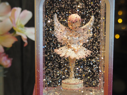 Automatic Water Spinner Princess Snow Globe Lantern – No Shaking Glitter Light, Lighted Fairytale Gift